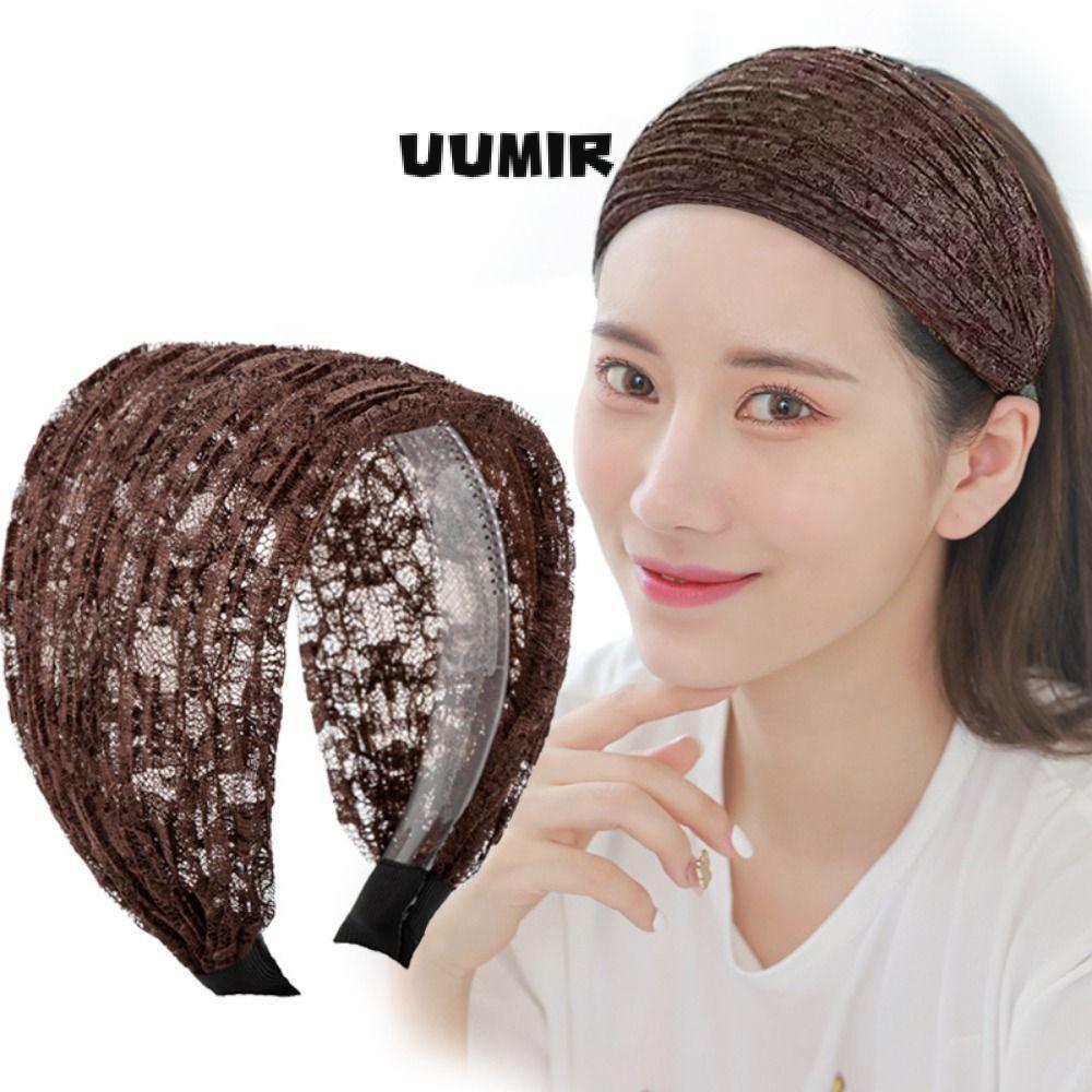 Phụ kiện tóc cổ điển: Dây và vòng buộc tóc lưới ren, bandô chống trượt, phù hợp cho nữ