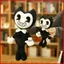 BH2 Trò Chơi Uốn Cong Và Máy Mực Sang Trọng Đồ Chơi Búp Bê Nhồi Bông Dễ Thương Đồ Chơi Halloween Trẻ Em Trẻ Em Quà Tặng Sinh Nhật Trang Trí