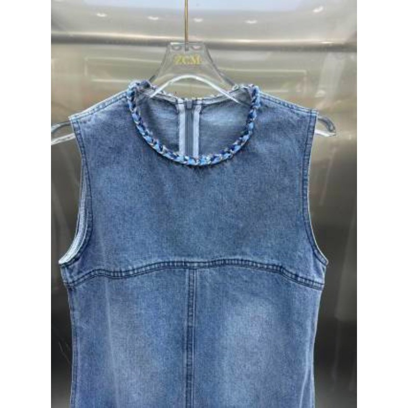 Váy Denim cổ tròn mới dành cho nữ