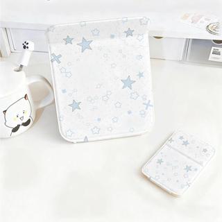 Xanh sao dưới nền xanh Xanhươi Trai Điểm Xanh sao dướp Mini Thỏ Xanh Bền Đẹp Dễ Mang Theo