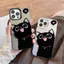 Ốp Lưng Tương Thích Cho iPhone 17 Air 16 15 14 13 12 11 Pro X XR XS Max SE 2020 6 6S 7 8 Plus Mạ Acrylic IMD Case Motif Mèo Dễ Thương CYIM165