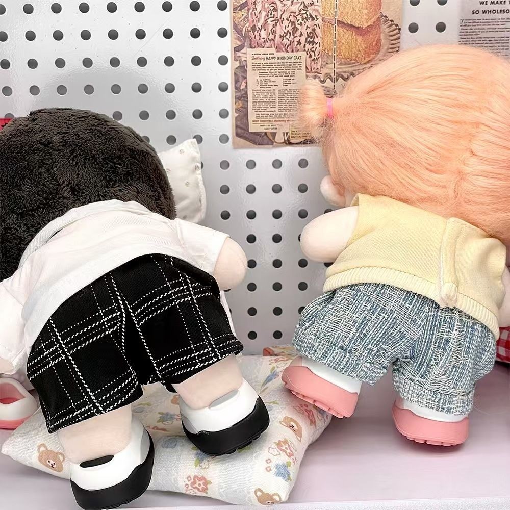 Giày Búp Bê Cotton 20cm Dễ Thương Đẹp Trai Bố Giày Đế Đứng Giày Thể Thao Chính Hãng Béo Cơ Thể Có Thể Mặc