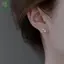 Bông tai hình ngôi sao bốn cánh xinh xắn, phù hợp làm quà tặng trang sức thời trang cho nữ