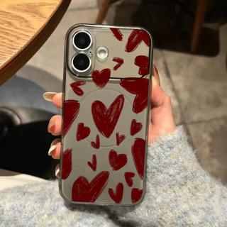 Red Love Full cho 16 trường hợp iPhone 17Air Corning Case 14/13/11Pro