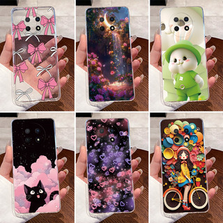 Ốp Lưng Cho Huawei Nova Y91 14i 13i 12i Ốp lưng Sang Trọng Dễ Thương Trái Tim Tình Yêu Thỏ Họa Tiết Vui Nhộn Trong Suốt Silicon Mềm TPU Vỏ