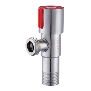 Van góc Thép không gỉ 304 Lưu lượng lớn Van ba chiều Máy nước nóng Nhà vệ sinh Van chặn nước sử dụng kép Một trong hai ra Van tam giác CN