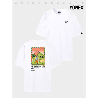 Áo Thun Tay Ngắn Cotton Cao Cấp with Họa Tiết Phong Cảnh Ánh Dương & Ảnh Hoạt Hình Phía Sau