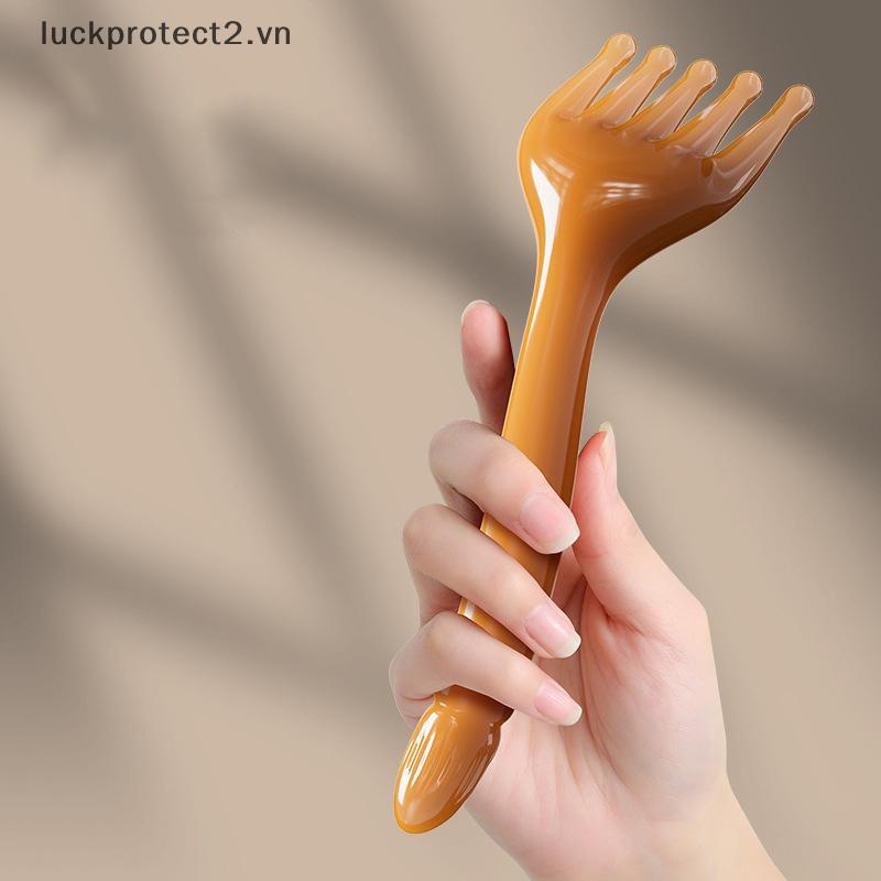# luckpro # Máy mát xa đầu Da đầu Gua Sha để massage toàn thân Ne Leg Đầu năm móng vuốt Cạo Sti Massage cạo móng vuốt Massage Visage.