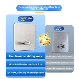 Thép không gỉ 304 vít dán móng tay không keo, móc chống đánh dấu, giá lắp đặt phụ kiện