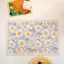 Alas Meja Leather Placemat Nordic Floral Dining Table Mat Waterproof Pelapik Pinggan Mangkuk Estetik Tea Party Deco Pad