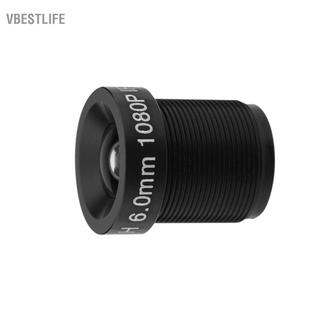 VBESTLIFE Serounder 6 mm 1080P 2MP 24HR IR Ống kính quan sát 58 FOV Camera IP đen lấy nét cố định (M12x0.5)
