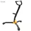 Toyuvn Kim loại có thể gập lại có thể điều chỉnh được Alto Tenor Saxophone Tripod Stand chắc chắn Nhẹ Dễ dàng mang theo Màu đen