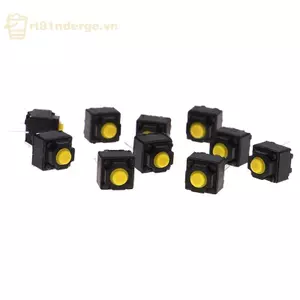 Ge 10 chiếc Nút Tắt Tiếng 6 * 6 * 7.3mm Công Tắc Im Lặng Micro Chuột Nút Công Tắc n