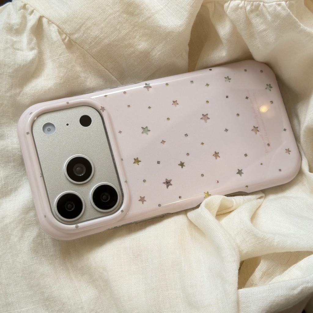 Ốp Điện Thoại Ngôi Sao Nhiều Màu Hồng Nhiều Màu Sắc Cho IPhone 17 Pro Max 17 16 15 14 13