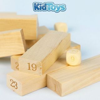 Trò chơi rút gỗ mini 51 thanh KidToys – đồ chơi trí tuệ phát triển tư duy cho bé