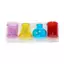 1 Bộ Cốc Đo Mini Giáo Dục Hỗ Trợ Giảng Bằng Nhựa Thí Nghiệm Khoa Học Cảm Giác DIY 4 Cốc Đo Màu [Mới]
