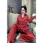 Pyjama nữ Đồ bộ nữ pizama mặc nhà tay dài quần dài vải Latin - cn97 KTQN TSHIRT AND UNIFORM