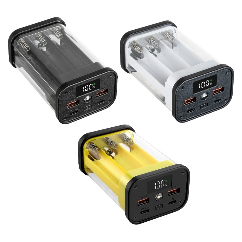Ốp điện thoại PowerBank nhựa GODD cho pin 6x18650 không hàn 22 5W ngoài trời