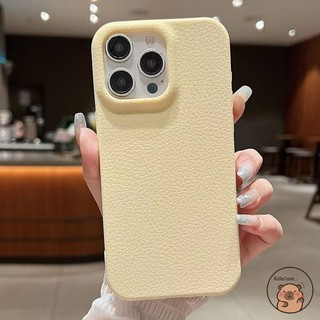 Dành Cho OnePlus 15 Ace 6 6T 5 3 2 Pro 2V OnePlus15 OnePlusAce6 Ốp Điện Thoại Đơn Giản Họa Tiết Lychee Màu Trơn Kinh Doanh Vỏ Mềm