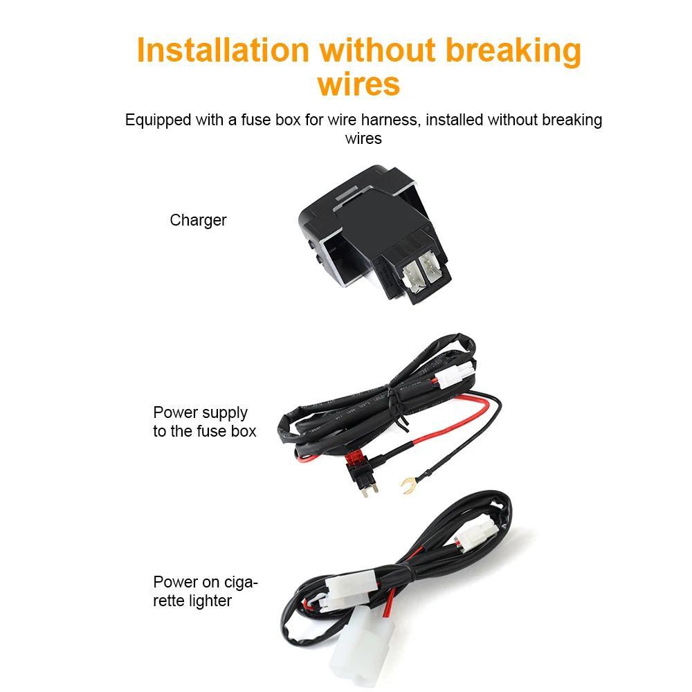 USB Xe Sạc Nhanh Type-C PD + Loại A Ổ Cắm Cho Mitsubishi Outlander Lancer EX Pajero Sport ASX V73 V93 V97 Sạc Điện Thoại