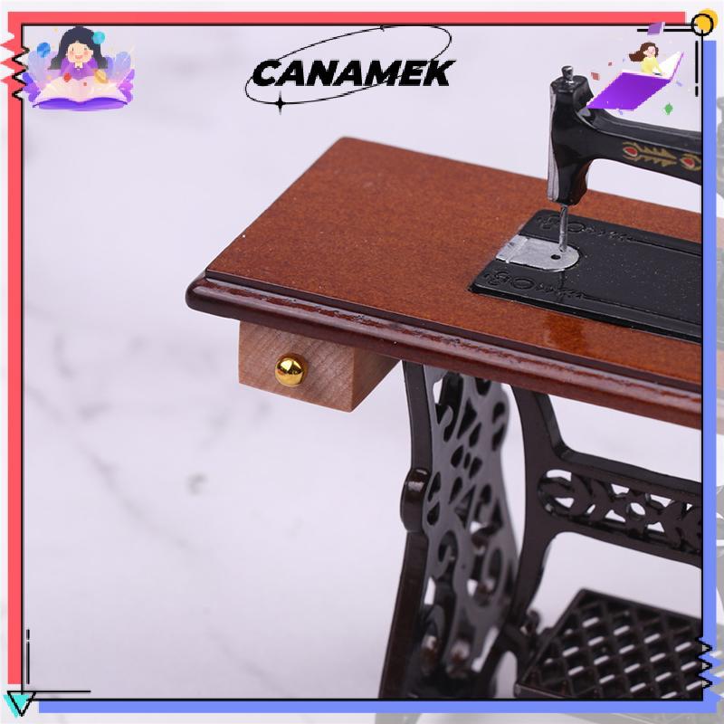CANAMEK Trang trí nhà búp bê Nội thất thu nhỏ bằng gỗ có ren CSF