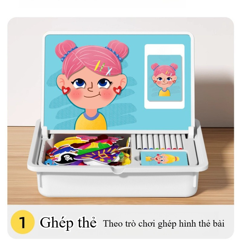 Ghép Hình Từ Tính,Nhiều Hình Chủ Đề Nhân Vật,Kích Thích Sự Sáng Tạo Và Tài Năng Nghệ Thuật Của Trẻ Em