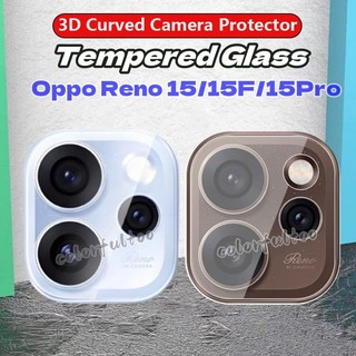 Oppo Reno 16 FS 5G Phim Bảo Vệ Camera Cho Oppo Reno 16 15 Pro Max Mini 15Pro 15F 16F Reno16Pro 5G 3D Cong HD Full Cover Camera Kính Cường Lực Bảo Vệ Màn Hình Mặt Sau Ống Kính Phim