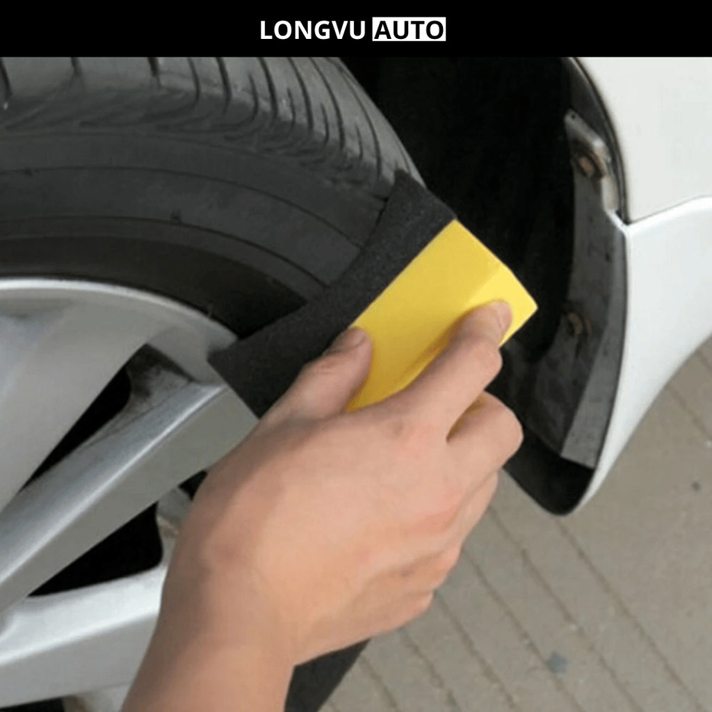 Mút xốp lau chùi đánh bóng lốp xe hơi chuyên dụng