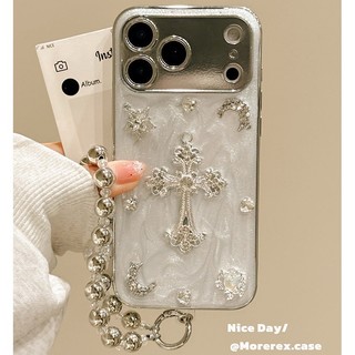 Khung mạ điện nâng cao Vỏ điện thoại di động chéo đá quý âm thanh nổi Thích hợp cho iPhone17 16 15 14 13 Pro Max Bảo vệ Camera chống sốc Vỏ cứng chống rơi