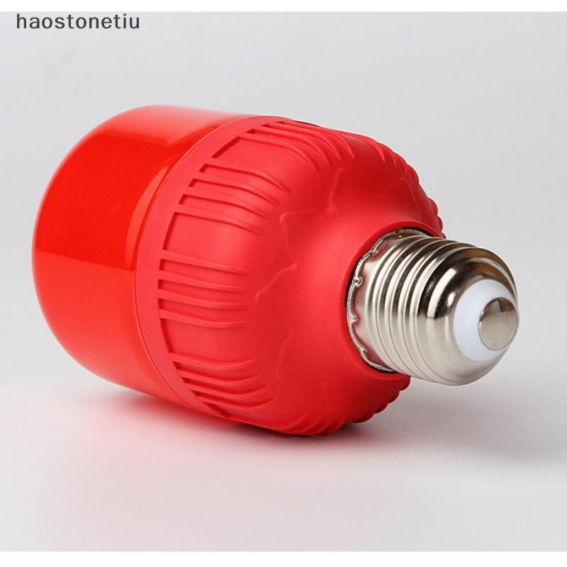 Bóng đèn LED màu đỏ công suất cao NS E27 / B22 AC 220V 5W 10W 15W 30W Độ sáng cao Đèn điểm Lễ hội Bóng đèn Giáng sinh NS