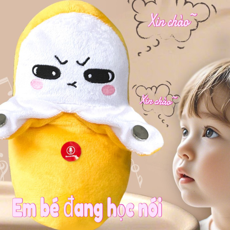 Chuối Bông Cảm Biến Phát Nhạc,chạm Là Phát Nhạc Và đổi Nhạc,đồ Chơi Cho Trẻ Em,bông Mềm Mịn Siêu đáng Yêu