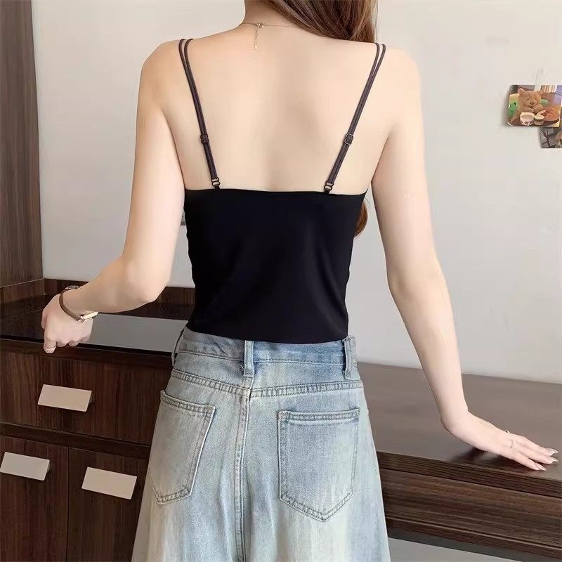 Quần lót ren rỗng dành cho nữ không có vòng thép có đệm ngực Áo ngực lưng đẹp