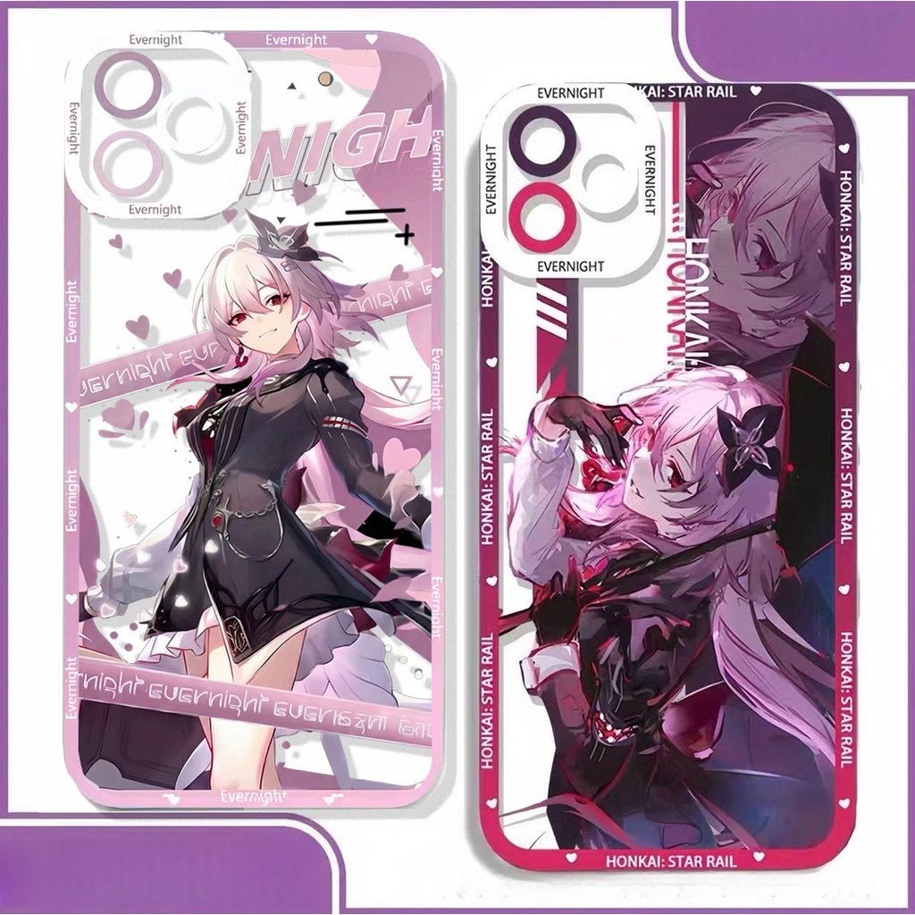 Ốp Lưng Cho Samsung Galaxy A12 A03 A32 A23 A52 A54 A50 A50S A30S A22 A53 A03S A22 A13 A04S Vỏ Evernight Honkai Star Rail Game Mềm Nóng Dễ Thương Trong Suốt