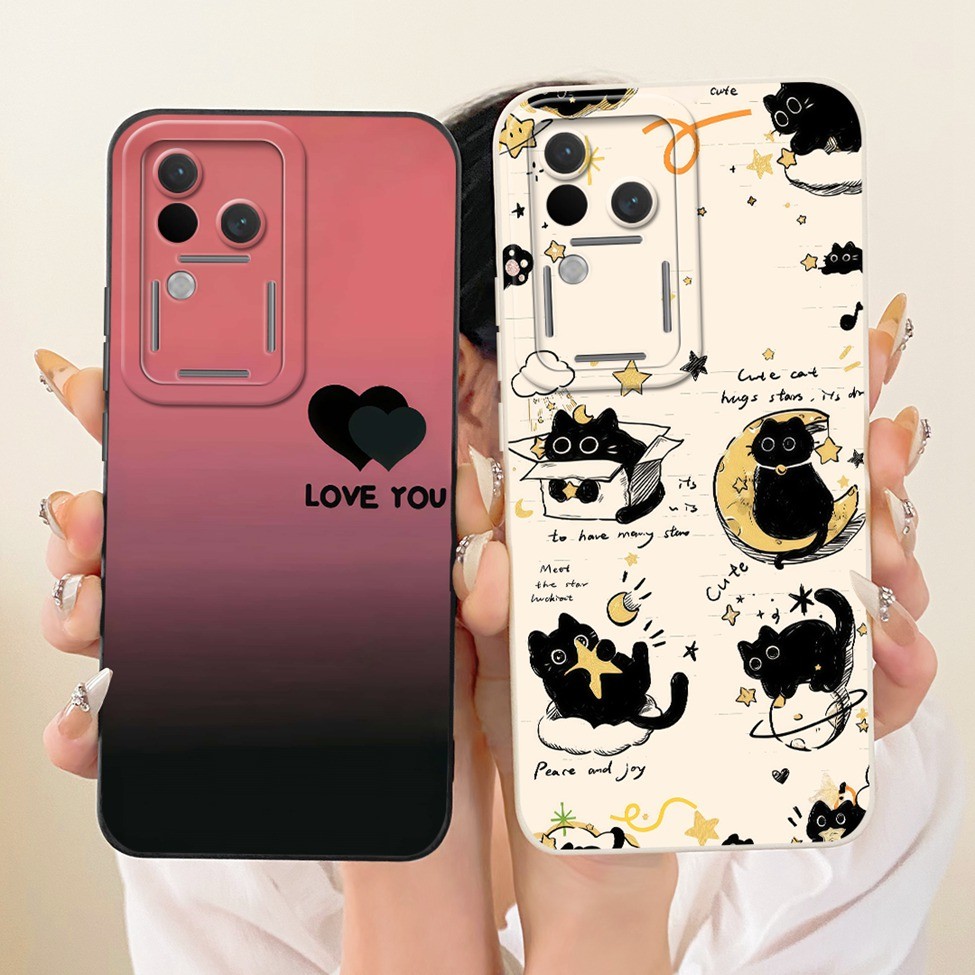 Ốp lưng Vivo V2318 Vivo V30 5G Vỏ điện thoại silicon vẽ ngộ nghĩnh dễ thương Vivo V 30 5G