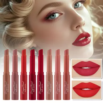 Son Môi Crayon Matte Finish Son Môi Bút Chì Góc Son Môi Màu Hồng Khỏa Thân Son Môi