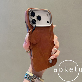 Thích hợp cho vỏ điện thoại iPhone 17 Promax, vỏ bảo vệ da cao cấp Apple 16 Pro hút từ tính mới, 15 khung kim loại, Vỏ chống rơi bao gồm tất cả 17Air
