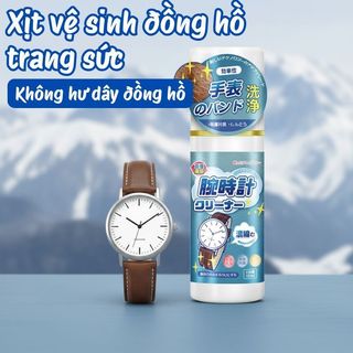 Xịt làm sạch đồng hồ cho nhiều chất liệu dây Xịt Vệ Sinh, Xịt Đánh Bóng, Sáng Bóng, Ngăn Xỉn Màu Trở Lại