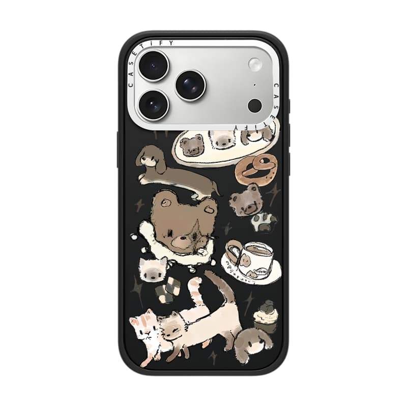 CASECASE X Cat Hẹn Hò Màu Trắng Camera Vòng Phiên Bản Mờ Đen Cứng Hút Từ Tính Tác Động Dành Cho Apple IPhone 13 14 15 16 17 Pro Max Air Plus Có Hộp