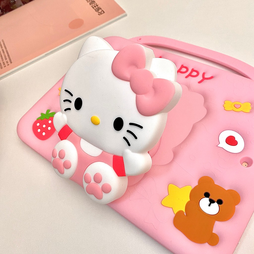 Ốp Lưng Cho Huawei MatePad SE 11 '' 2024 Matepad 11 '' 2023 / 2021 Matepad 11 PaperMatte Vỏ Trẻ Em Thân Thiện Với Dây Đeo Silicon Mềm Đế Máy Tính Bảng