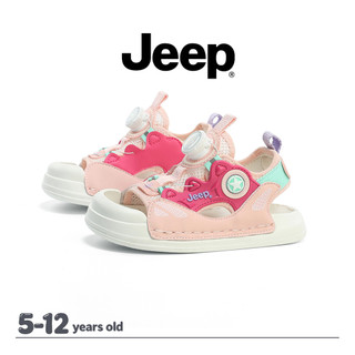 JEEP Phong Cách Mới Bé Trai Bé Gái Đi Biển Giày Thể Thao Mùa Hè Velcro Mở Mũi Thoáng Khí Nhẹ