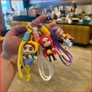 BH2 K-Pop: Demon Hunters HUNTRX Rumi Mira Zoey Túi Móc Khóa Silicon Dễ Thương Charm HB2
