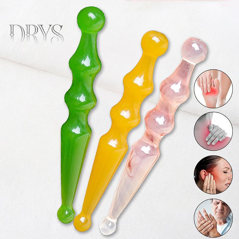(TFT) Bút điểm hai đầu bằng nhựa Bấm huyệt mặt Dụng cụ massage mắt và mặt để chăm sóc da và làm đẹp Hướng dẫn sử dụng Dụng cụ massage MỚI
