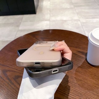 Ốp iPhone nhám mờ chống vân tay chống sốc hỗ trợ sạc từ tính kèm kính camera cho iPhone 14 15 16 17 Pro Max