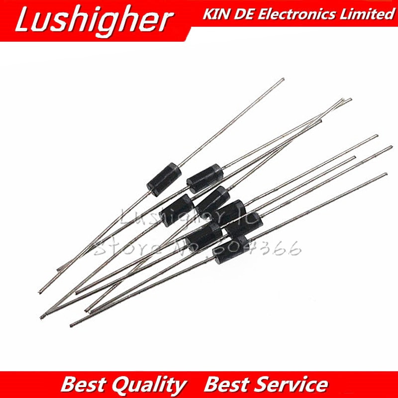 50 CHIẾC SCHOTTKY DIODE SR2100 2A 100V DO-15 DIP Miễn phí vận chuyển ...