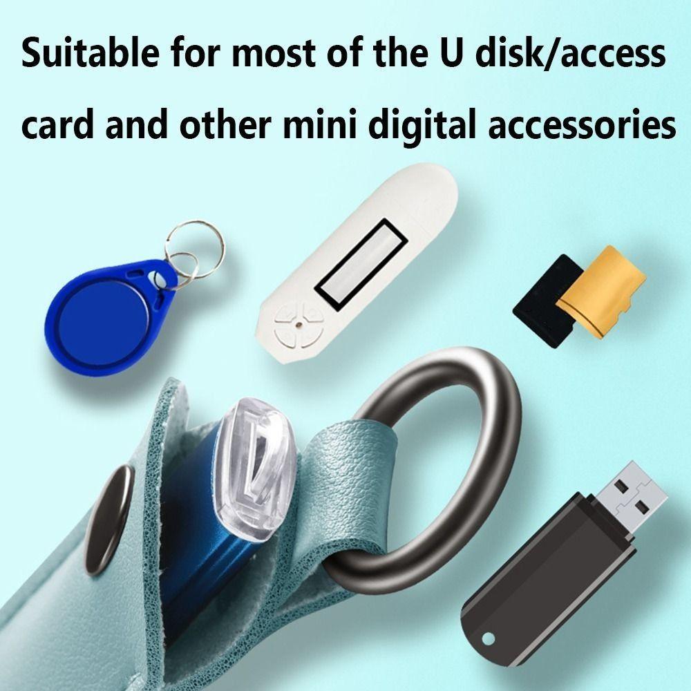 Túi đựng HOBBYIN Vỏ bảo vệ Pendrive Da USB Flash Drive