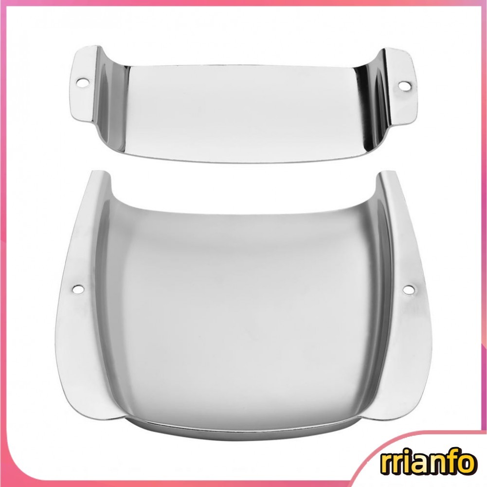 Rrianfo Rrianfo Bass Vintage Bridge Cover Kit Silver Metal Pickup Shell Phụ kiện