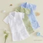 6M-5Y Trẻ Em Bé Trai Mùa Hè Tay Ngắn Nút Xuống Họa Tiết Áo Sơ Mi + Quần Short Bộ Quần Áo