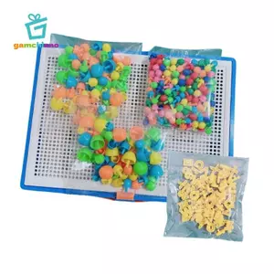 Gamchiano Nấm Chốt Xếp Hình Bằng Gỗ Quà Tặng Sinh Nhật Chốt Hội Mầm Non Học Trẻ Em Đồ Chơi Giáo Dục