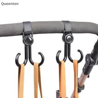 Queenten Đôi Móc Xe Đẩy Bé Móc Treo Xoay 360 Độ Điều Chỉnh Xe Móc Và Vòng Chốt Xe Đẩy Phụ Kiện QT