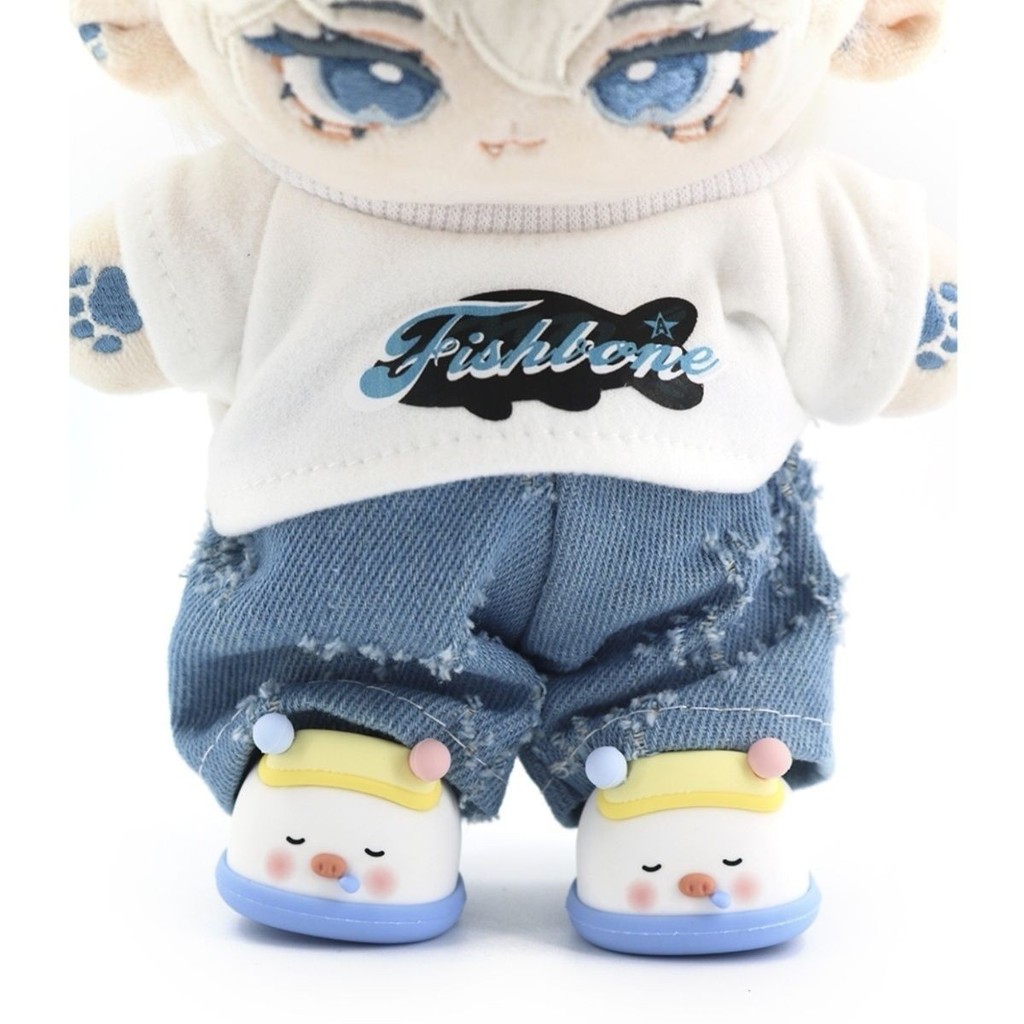 Đứng 20Cm Động Vật Dễ Thương Ngủ Cho Bé Giày Thường Cơ Thể Có Thể Mặc 20Cm Cotton Búp Bê Giày 4.6